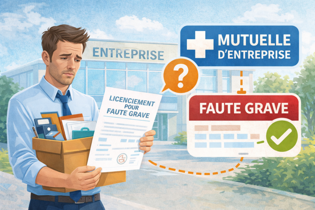 Mutuelle après faute grave : peut-on la garder ?
