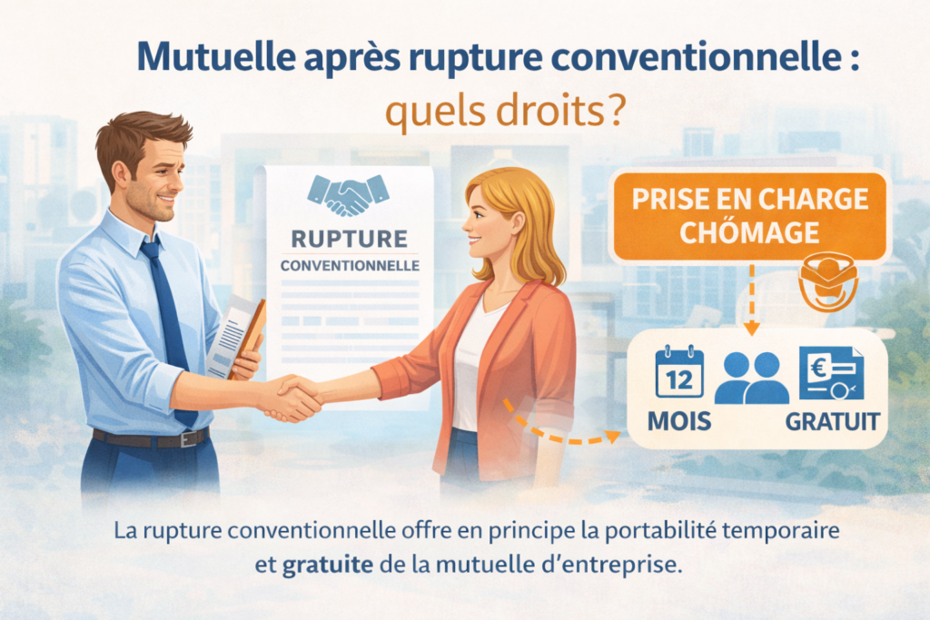 Mutuelle après rupture conventionnelle : quels droits ?