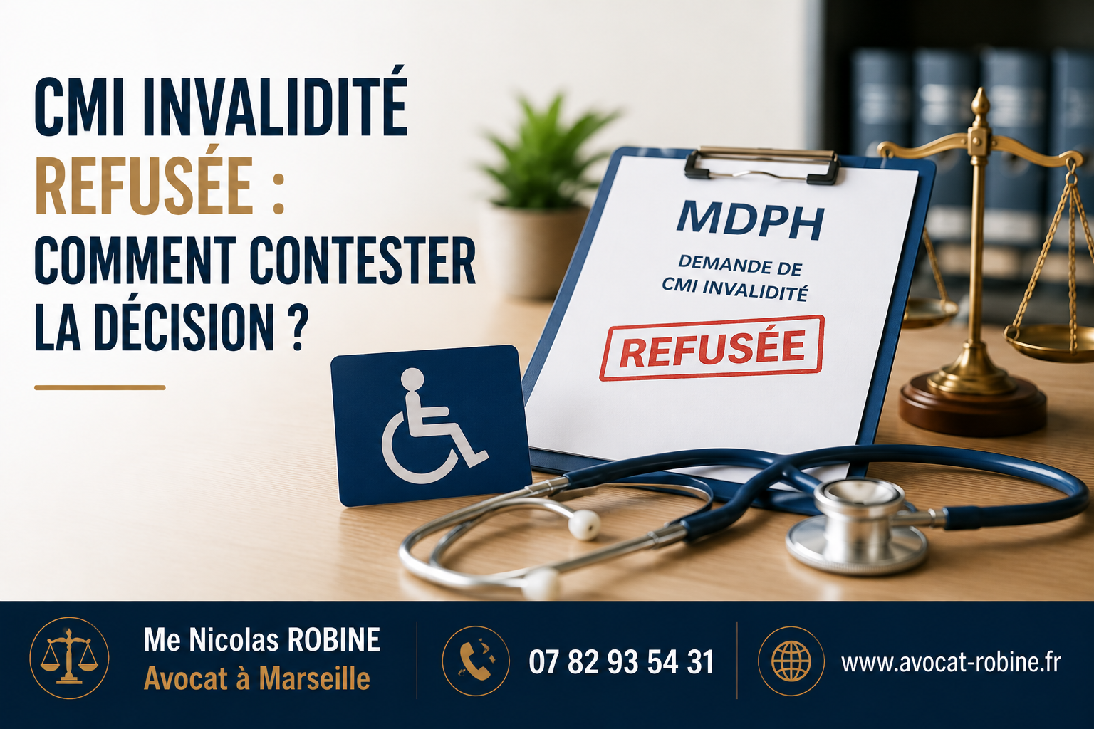 CMI invalidité refusée