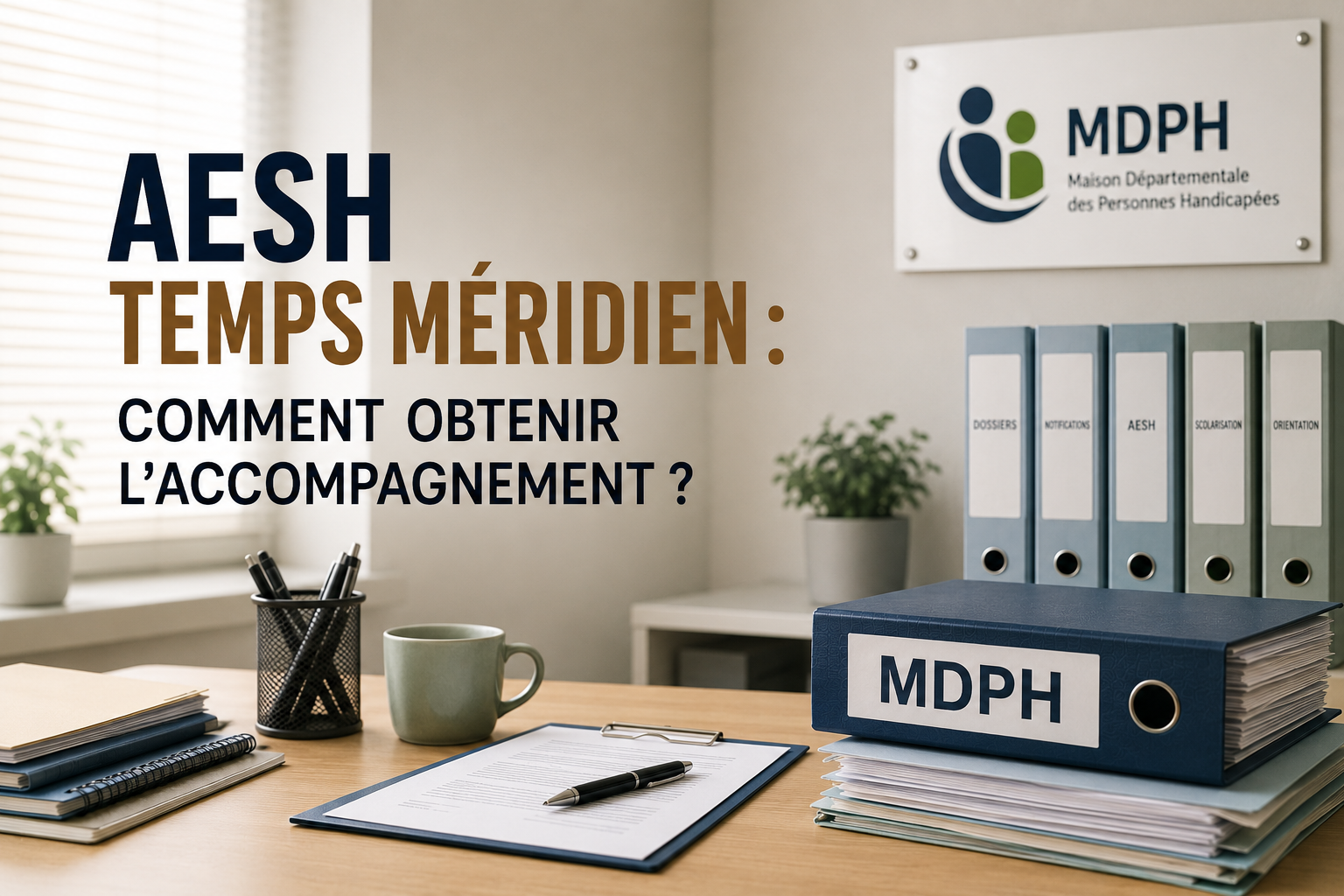 AESH temps méridien