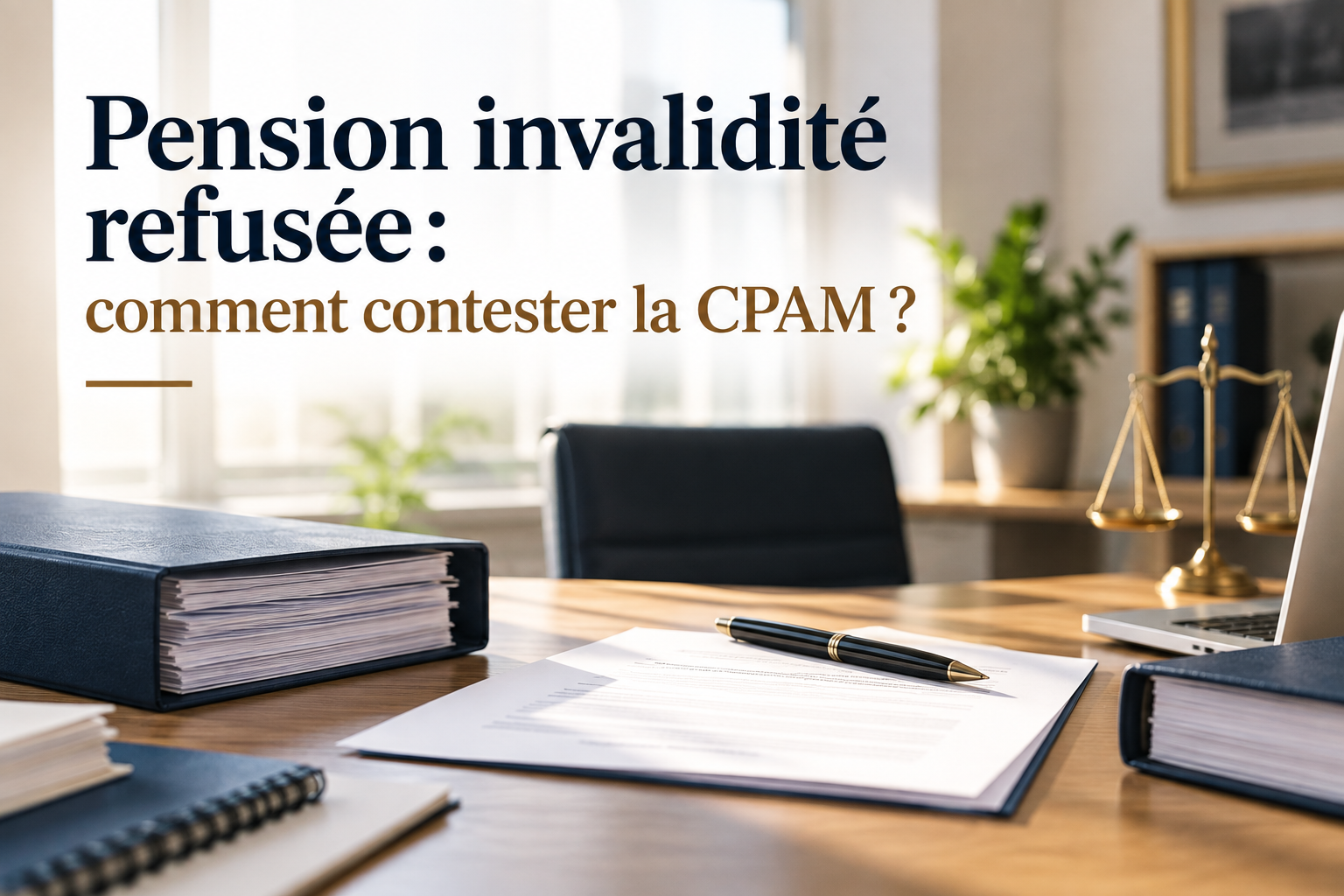 Pension invalidité refusée par la CPAM