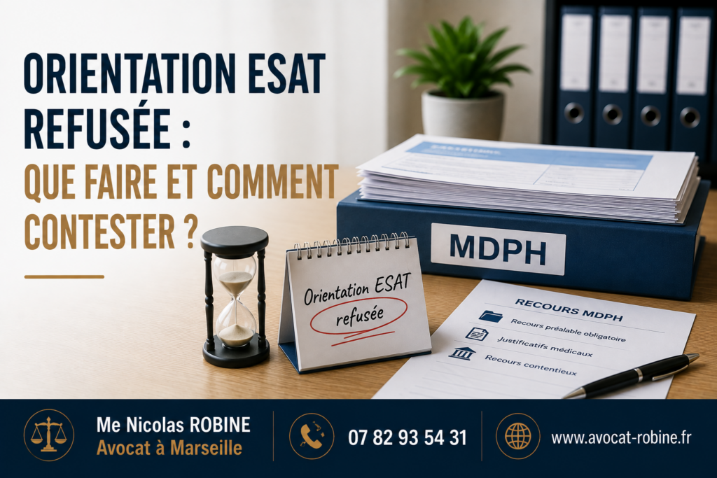 orientation ESAT refusée