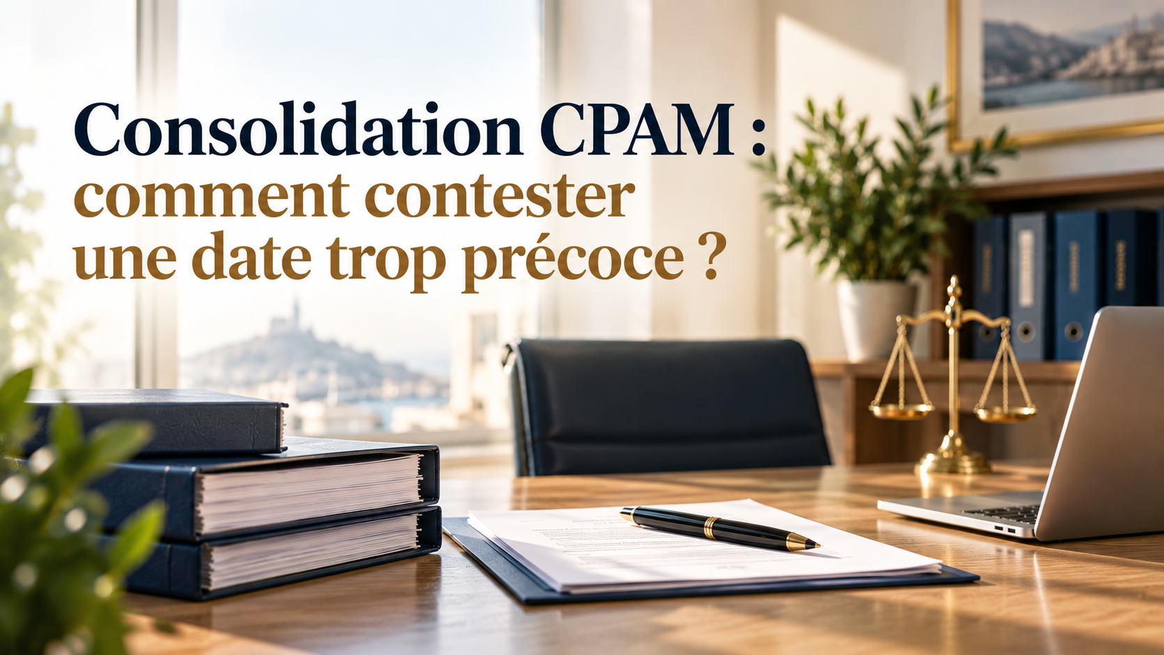 Consolidation CPAM : contester la date après un accident du travail